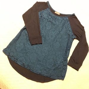 Market & Spruce Raglan Top L